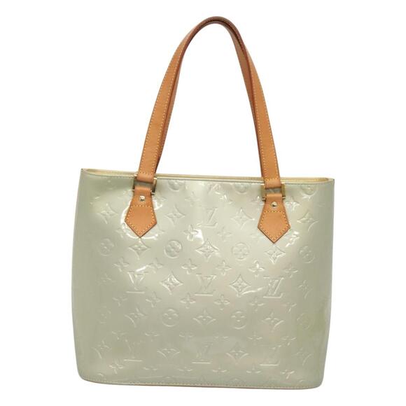 LOUIS VUITTON Monogram Vernis Houston Hand Bag Gris M91053 - Picture 3 of 12